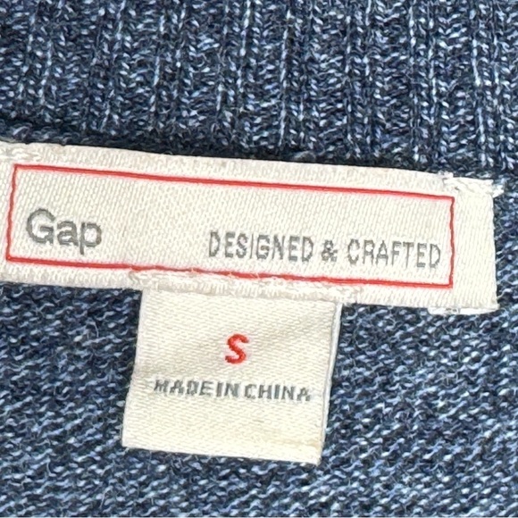 Gap Long Cardigan - Denim Blue Heather - Size Small - Picture 3 of 5